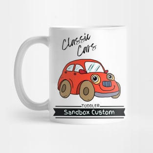 Classic Cars Toddler Sandbox Custom Mug